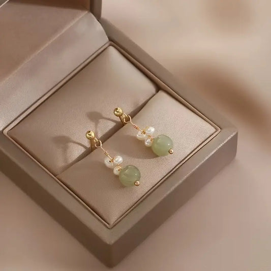 Tranquil Jade Earrings Set