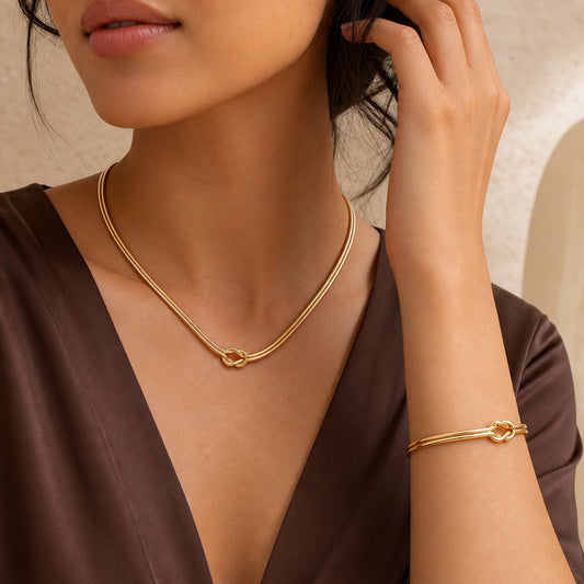 Solène Knot Jewellery Set