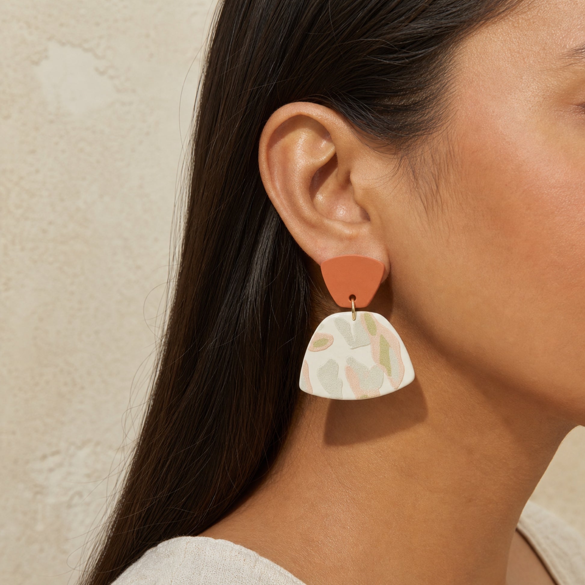 Terra Bloom Drop Earrings