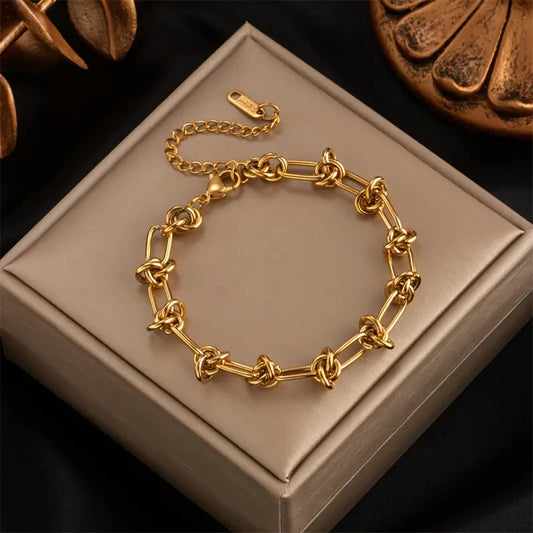 Golden Knot Bracelet