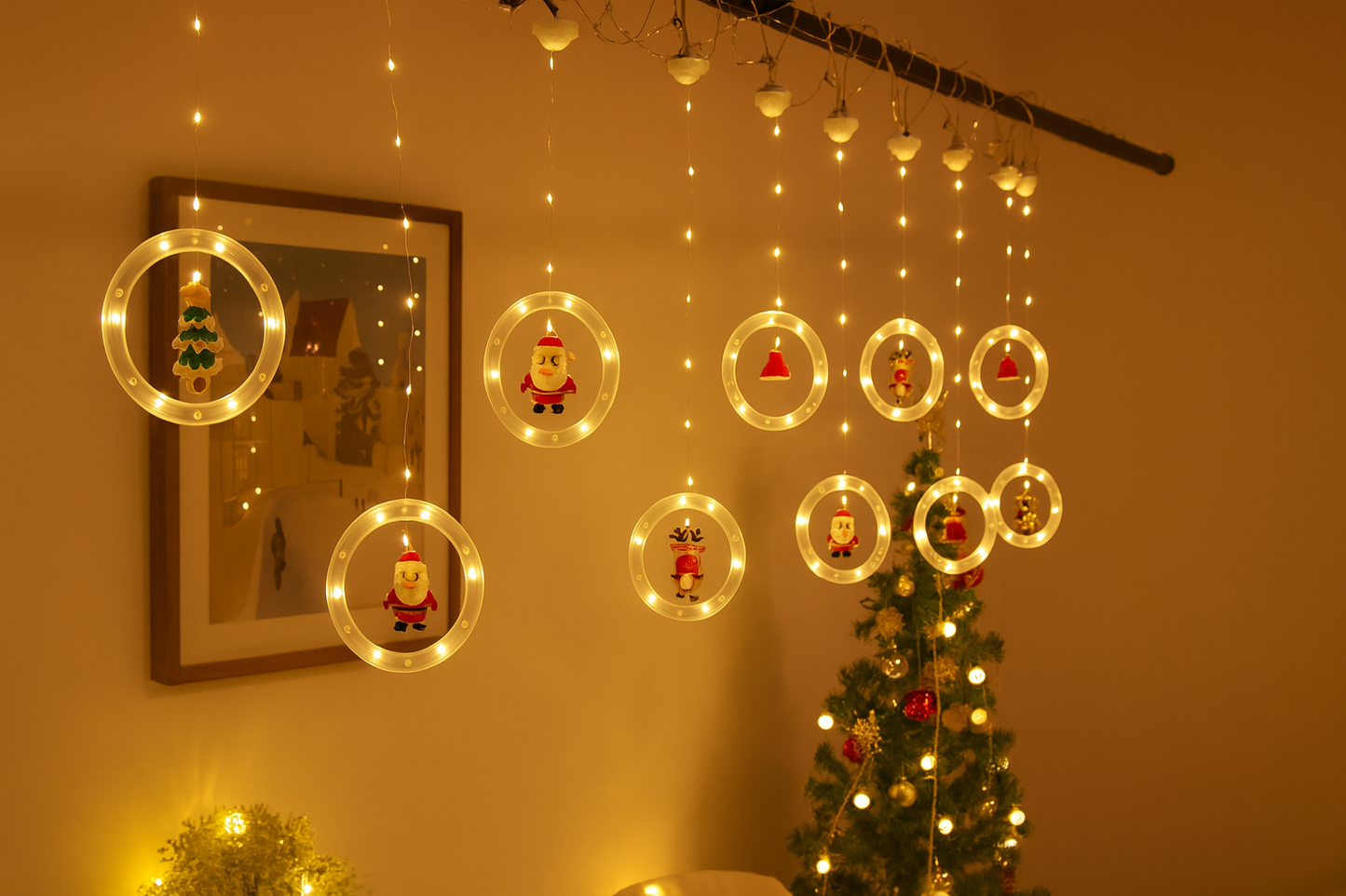 Holiday Ring Light Ornaments