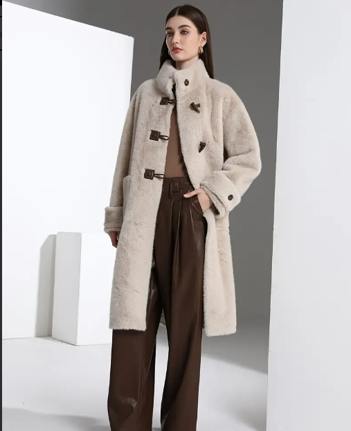 Elegant Faux Fur Coat