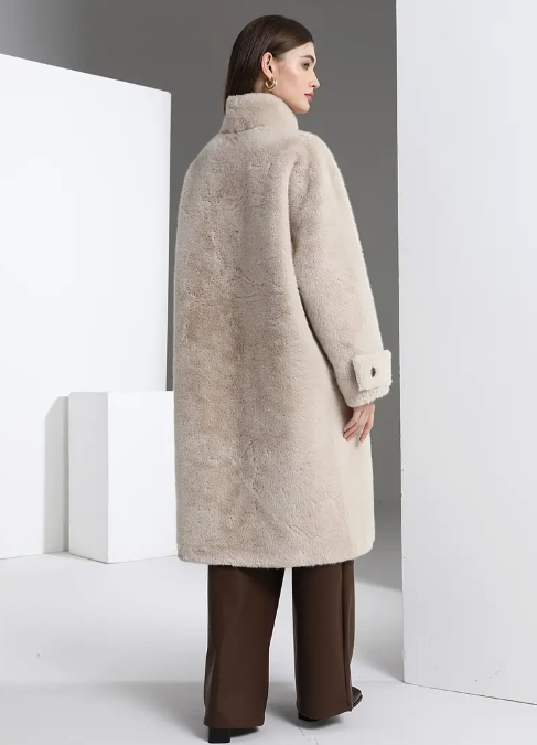 Elegant Faux Fur Coat