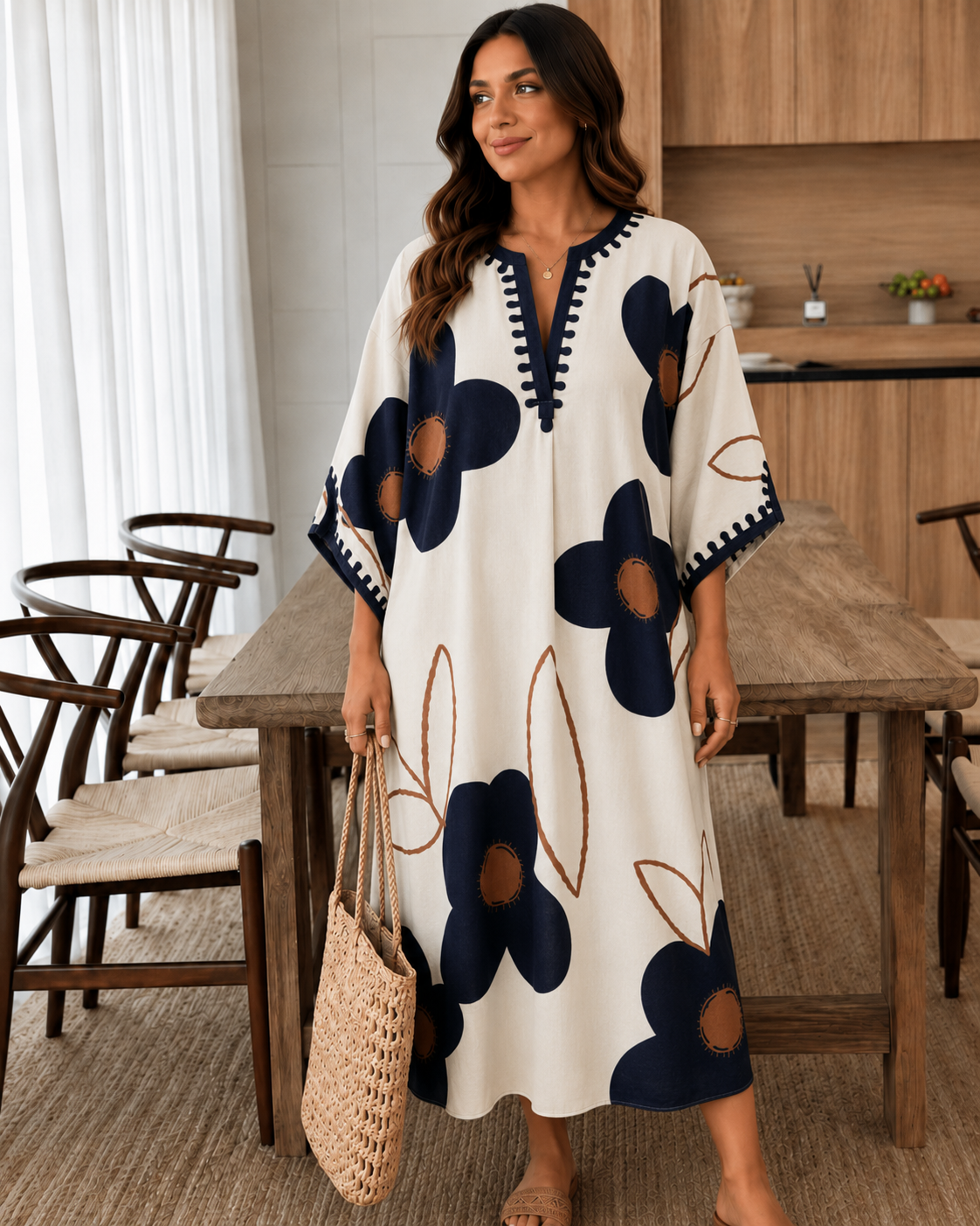 Bloom Kaftan Dress